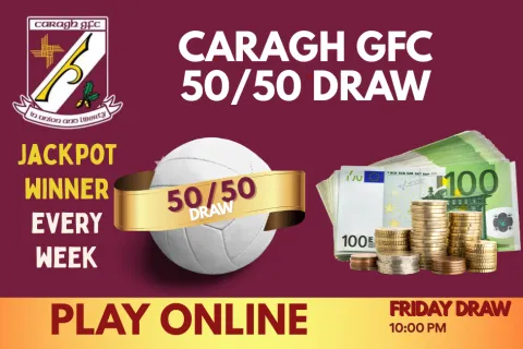 Advertisement of 50/50 Draw